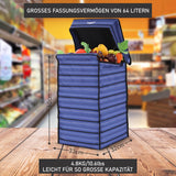 Hoppa Leichtgewichtiger 4-Rädiger Premium 2025 Modell Faltbarer Einkaufswagen Extra Große 64l Kapazität Einkaufswagentasche, 95cm, 4.8kg, Schieb/Zieh Treppensteiger