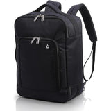 Aerolite 40 x 30 x 15 cm Neue und verbesserte 2025 British Airways, EasyJet, Virgin Atlantic, KLM Kabinengepäck unter dem Sitz, Flugtasche, Rucksack, schwarz, Schwarz, Reisetasche für Handgepäck