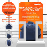 Aerolite Easyjet Reisetasche 45x36x20, maximale Größe Handgepäck Leicht Unter Dem Sitz Kabinengepäck Flugtasche, 5 Jahre Garantie