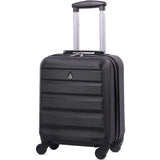 Aerolite 45x36x20cm Koffer Handgepäck easyJet Maximale Größe ABS Cabin Baggage Hartschale Untersitz Bordkoffer Flugtasche mit 4 Rollen 5 Jahre Garantie - Aerolite DE