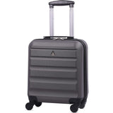Aerolite 45x36x20cm Koffer Handgepäck easyJet Maximale Größe ABS Cabin Baggage Hartschale Untersitz Bordkoffer Flugtasche mit 4 Rollen 5 Jahre Garantie