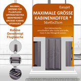 Aerolite (56x45x25cm) Leichtes Hartschalen Kabinen- oder Handgepäck