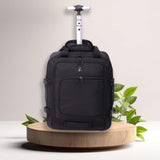 Aerolite 45x36x20cm easyJet Maximalgröße Premium Rucksack-Trolley mit 2 Rädern, aus recyceltem, umweltfreundlichem Material, Handgepäck mit ausziehbarem Griff, 10 Jahre Garantie