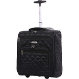 Aerolite Koffer Handgepäck Passend für easyJet 45x36x20 Neu 2025 Handkabine Gepäck Untersitztasche Trolley Tasche Bordgepäck Leichte mit 2 Rollen 5 Jahre Garantie, 42x35x20cm 28L, Schwarz