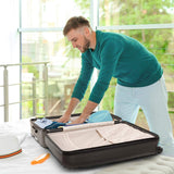 Aerolite XL Große Leichter ABS Hartschale 4 Rollen Trolley Koffer Reisekoffer Hartschalenkoffer Rollkoffer Gepäck, 79cm, Kohlegrau - Aerolite DE