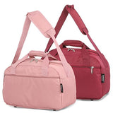 Aerolite (40x20x25cm) Handgepäck Reisetasche  - Weinrot + Rotgold